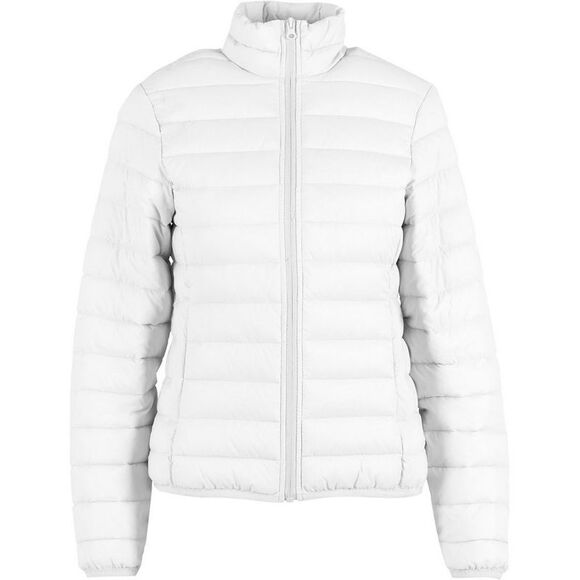 New Morning Studios Womens/Ladies Lightweight Puffer Jacket / White